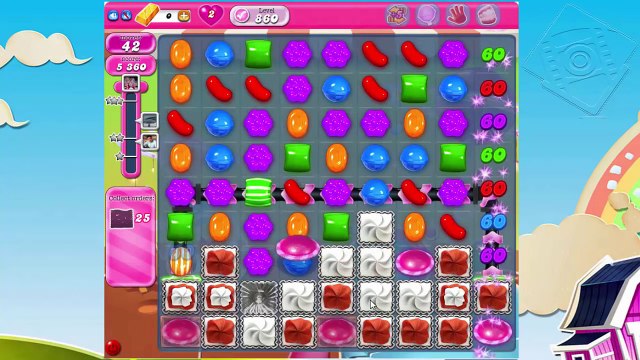 MIX Of UFO Candy + STRIPPED Candy | Candy Crush Saga Level 860