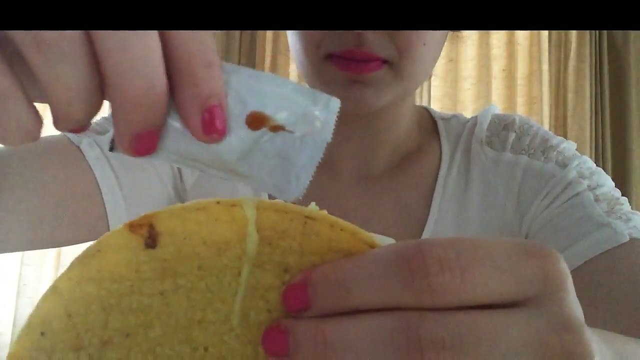 ASMR Eating Taco Bell with Chocolate Cheesecake! video Dailymotion