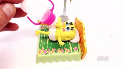 Cute Baby SpongeBob Bath Time New Episodes Play Doh StopMotion Animation Video