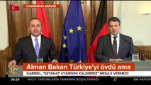 Çavuşoğlu, Alman mevkidaşı Gabriel ile görüştü