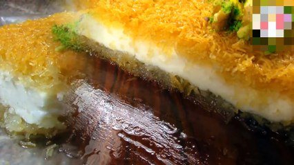 كنافة بالقشطة ( أم النارين ) بمذاق لذيذ انصحكم بتجريبتها