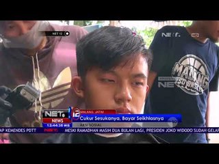 Aksi Cukur Rambut Dengan Cukup Membayar Seikhlasnya - NET 12