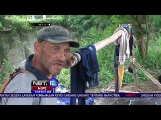 Ian Whiteley WNA Inggris Yang Hidup Lontang Lanting di Bantaran Kali Angke - NET 12