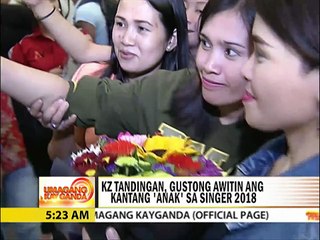 UKG: KZ, gustong kantahin ang 'Anak' sa Singer 2018
