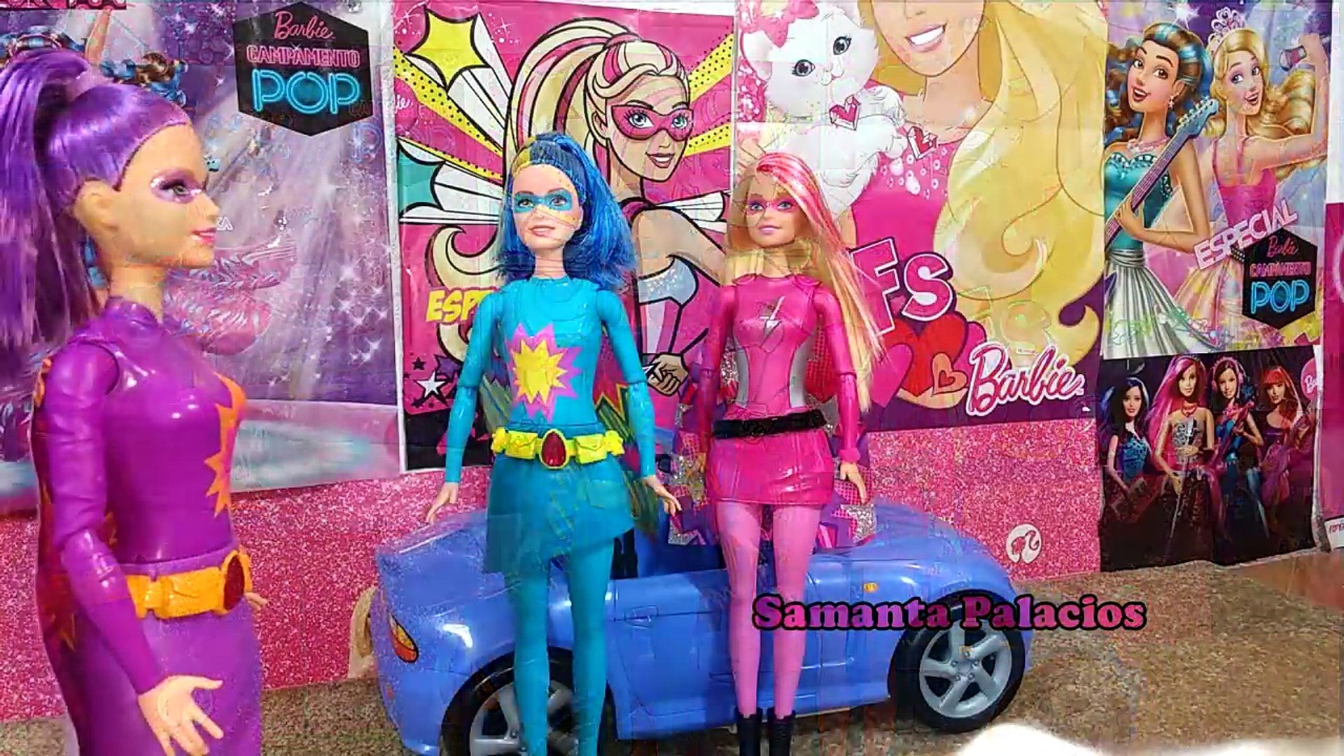 juegos de vestir a barbie y sus hermanas superheroes