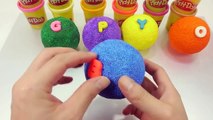 DIY How To Make Glitter Powder Stress Ball Balloons Learn Colors Pez Surprise