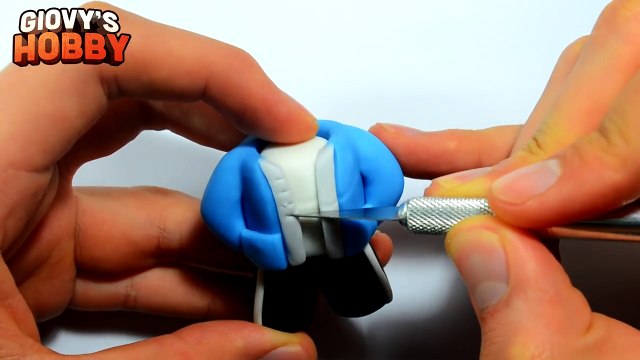 UNDERTALE ✔ SANS (LED eyes/ojos LED) TUTORIAL - Porcelana fria ★ Polymer clay / Giovys Hobby