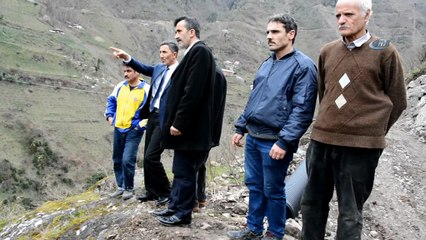 Ordu’da heyelan fındık bahçesini yok etti