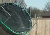 Flying Trampoline Spotted on Suburban Street in Oklahoma