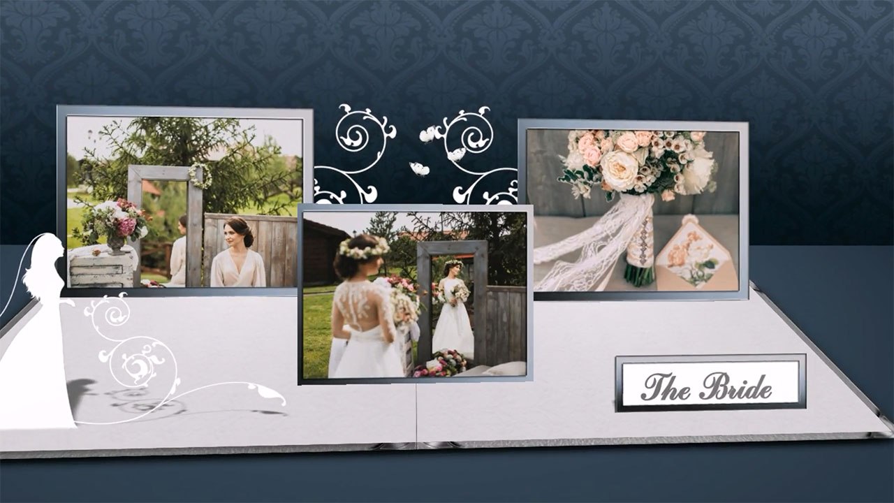 3D Wedding Album Templates