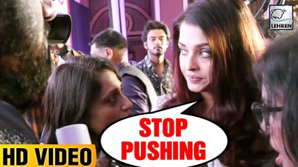 Aishwarya Rai LEAVES An Event After Being Mobbed By Media