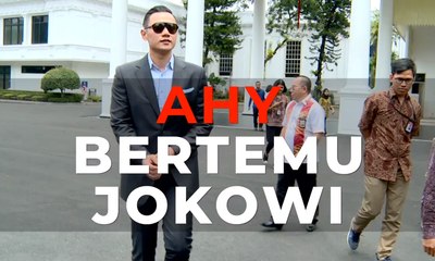 AHY Usai Ketemu Jokowi: Kita Bicara Segala yang Baik