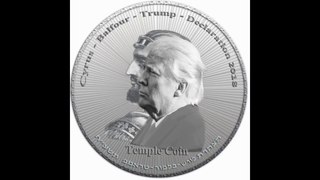 Grupo israelí emite moneda fiscal del templo con la imagen de Trump