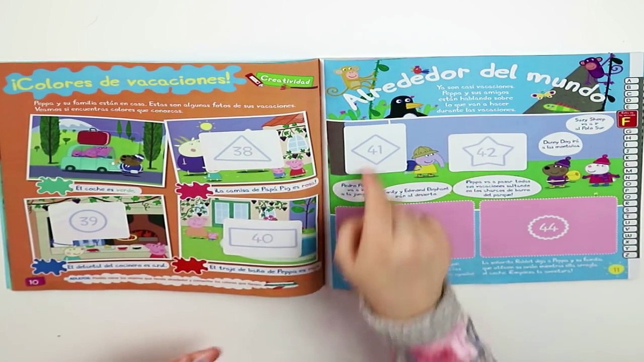 Peppa Pig Da la vuelta al Mundo Álbum de Stickers #2