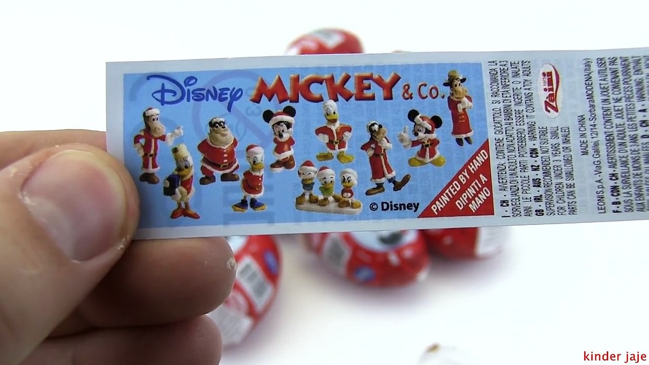 12 Kinder Jaja MIKI MAUS !!! 12 Kinder Surprise Eggs MICKEY MOUSE - 12 Jajko Niespodzianka