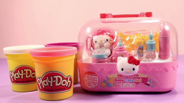 ★Hello Kitty Baby Care Playset★ With Play-Doh - Unboxing & Review - KTR Videos