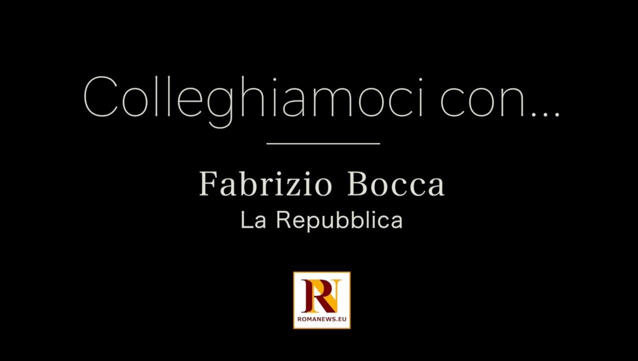 "Colleghiamoci con..." - Intervista a Fabrizio Bocca de La Repubblica