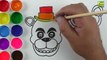 Cómo Dibujar y Colorear a Freddy - Dibujos Para Niños - Learn Colors / FunKeep