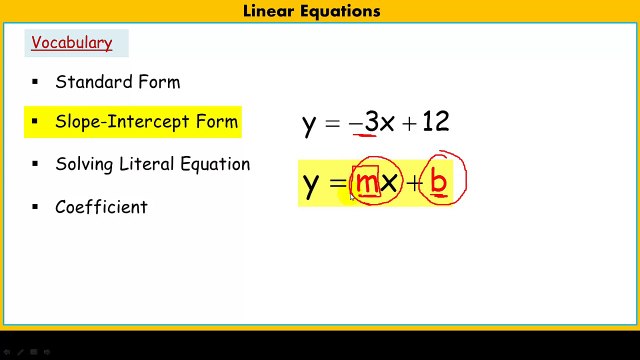 Converting Linear Equations from Standard Form to Slope Intercept Form