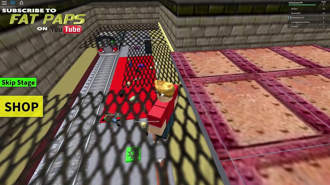 Esxcape The Zombie Infested Subway Roblox Obby Video Dailymotion - roblox escape the subway obby zombies inside the subway