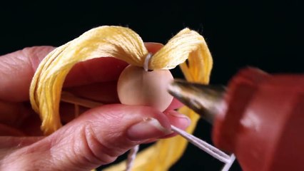 DIY Twisted Updo Hairstyle For A Fairy Doll