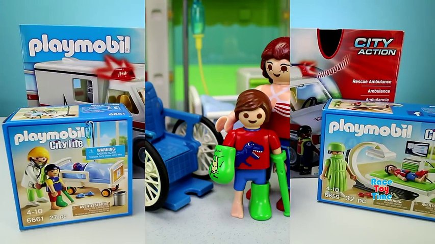 playmobil rescue ambulance playset