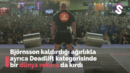 'Mountain' 472 kg ağırlık kaldırdı