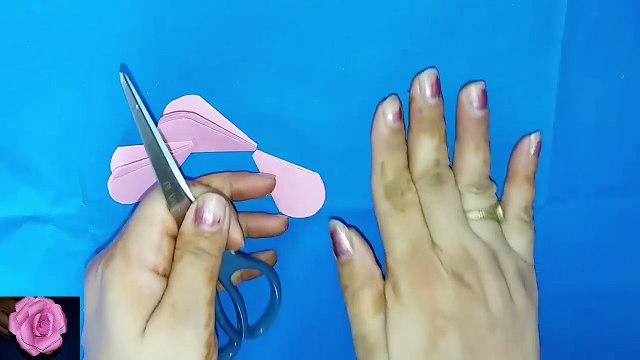 How to Make Paper Real Roses - Origami Rose Quick and Super Easy Way Tutorial