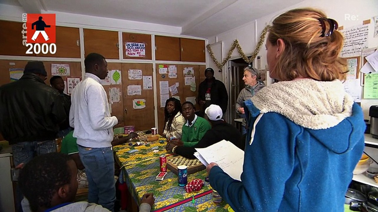 Flüchtlingshelfer in den französischen Alpen
