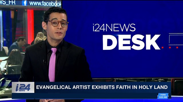 i24NEWS DESK | Evangelical artists exhibit faith in Holy Land | Wednesday, March 7th 2018