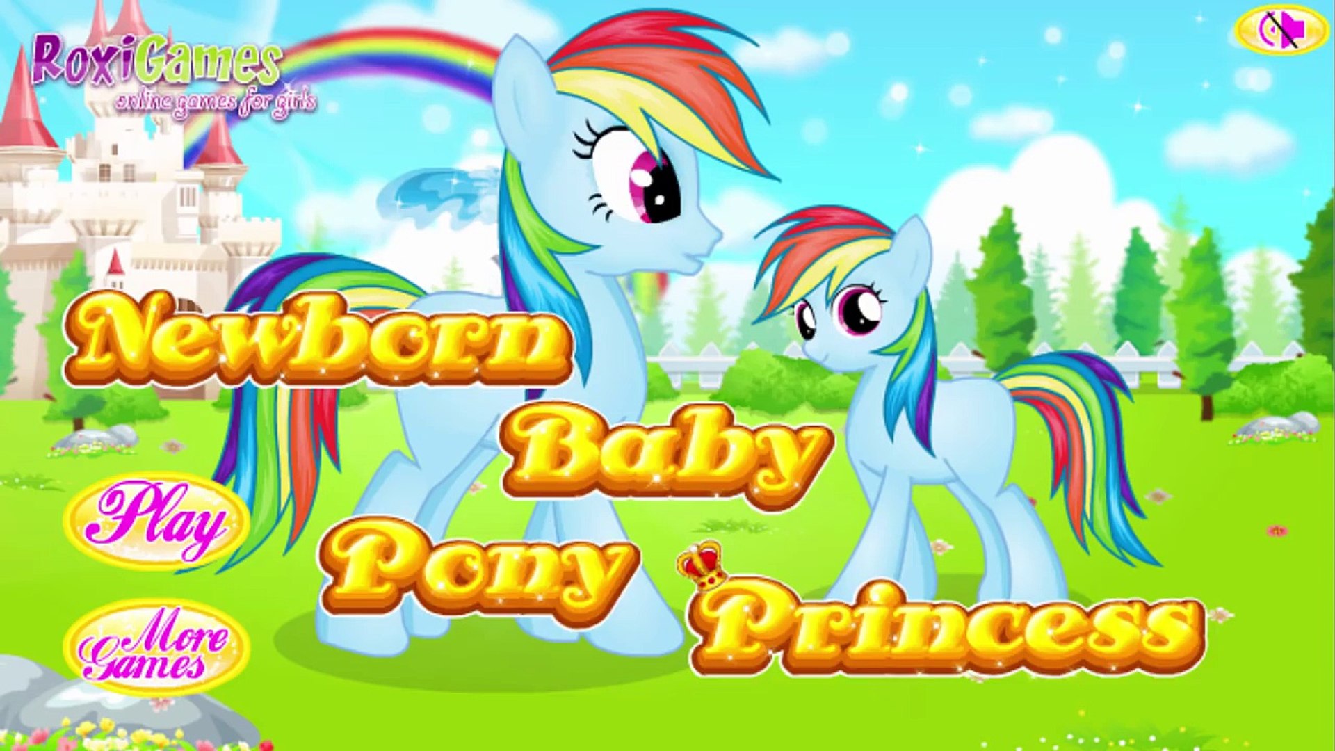 My Little Pony Rainbow Dash Pregnant Newborn Baby Pony Princess ( Make Up  and Dress Up Game ) - video Dailymotion