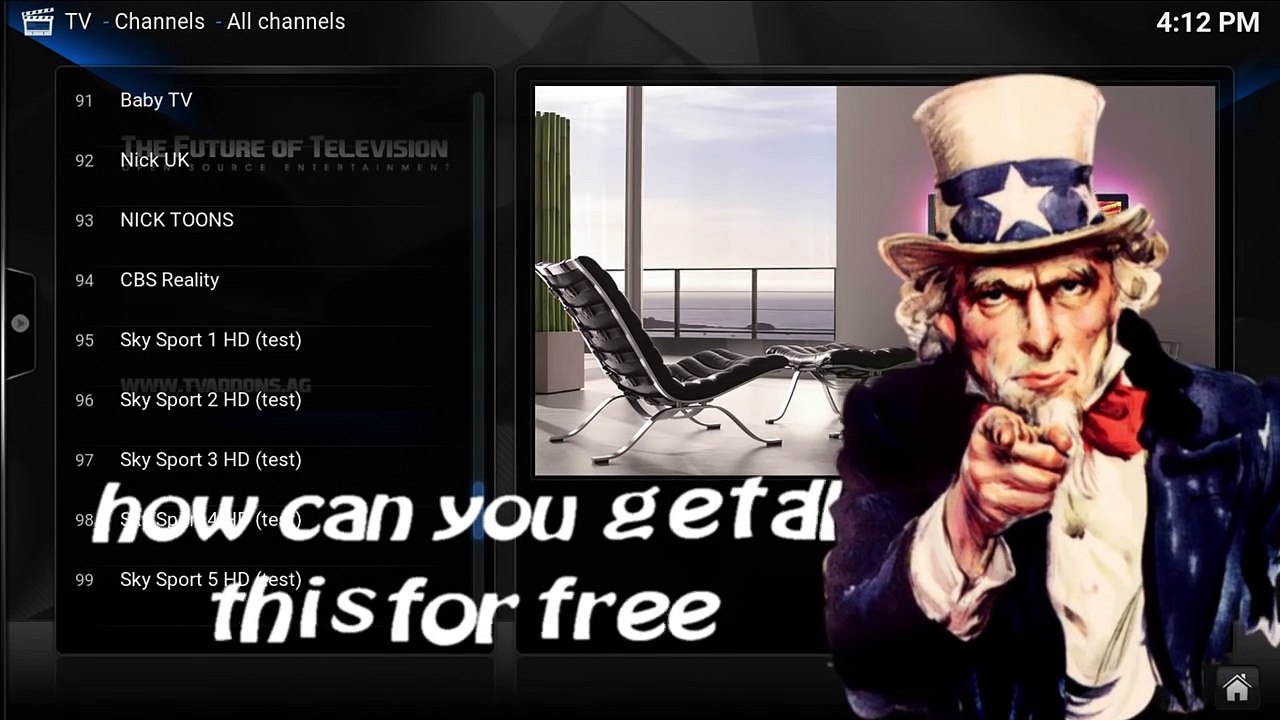 KODI get paid addon IPTV for free 0% buffering with unlimited time xbmc kodi 2016