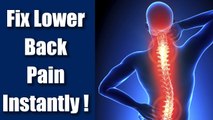 Back Pain - Home Remedies To Heal & Prevent Back Pain | BoldSky