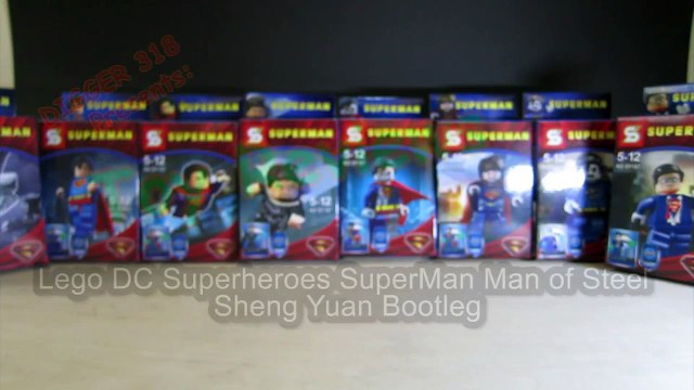 Lego DC Superheroes SuperMan Man of Steel Sheng Yuan Bootleg Review
