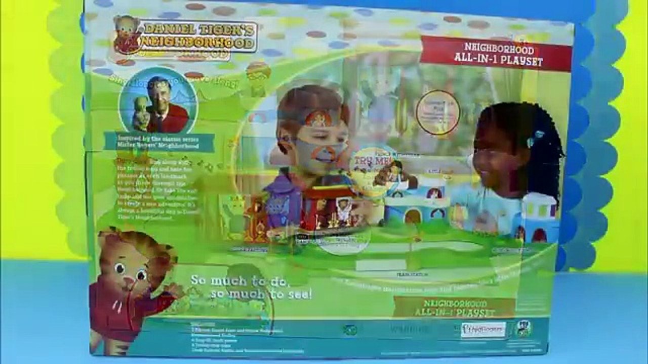 Daniel Tigers Neighborhood Neighborhood All-in-1 Playset with prince wednesday