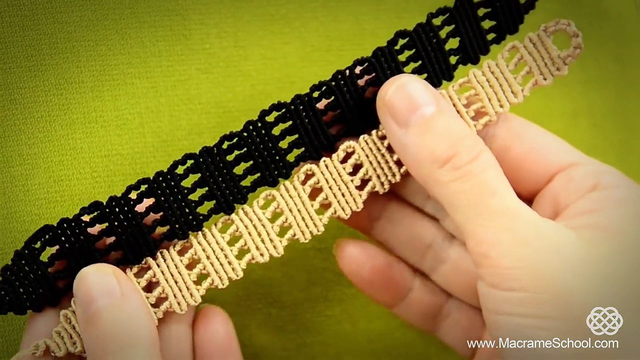 Easy Stripes Bracelet Tutorial | Macrame School