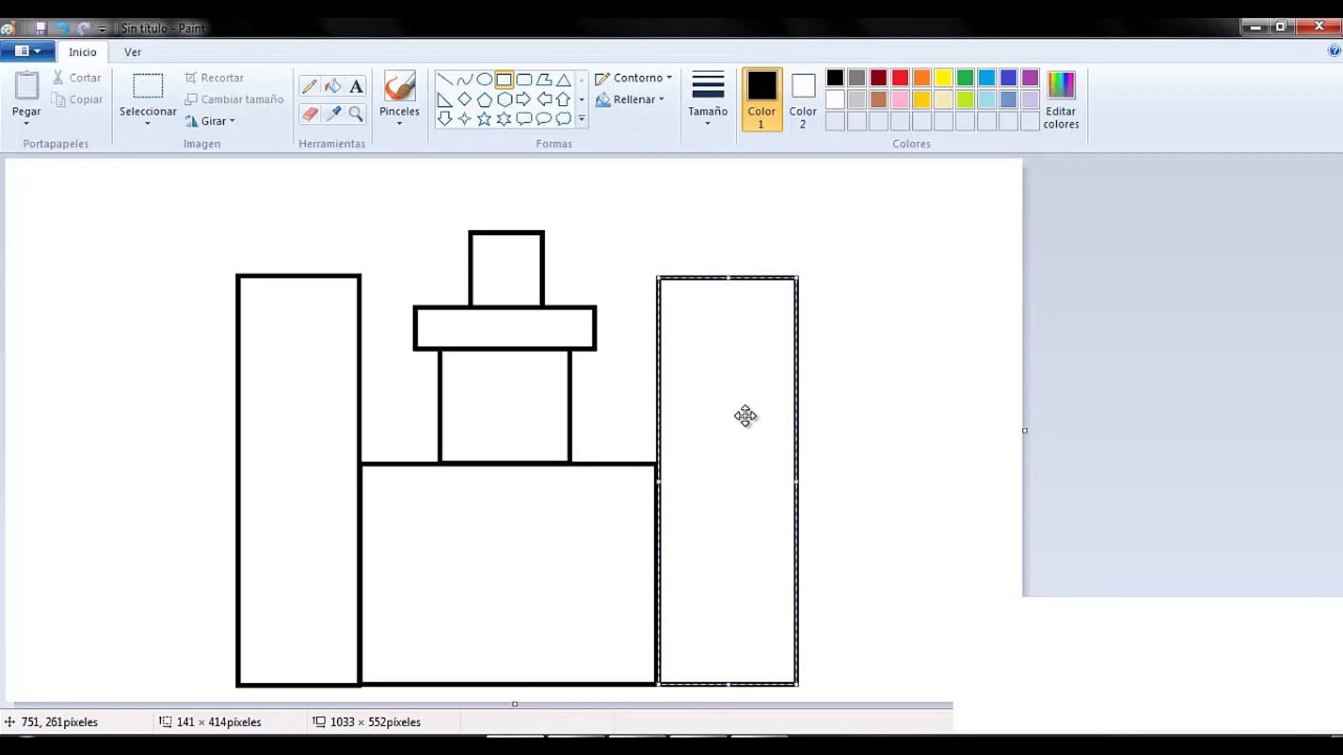 Dibujos para niños con Paint: Cómo dibujar un castillo con Paint - video  Dailymotion
