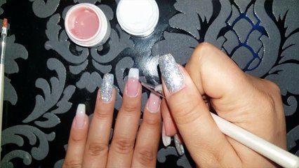 babyboomer gel nägel einfache Technik