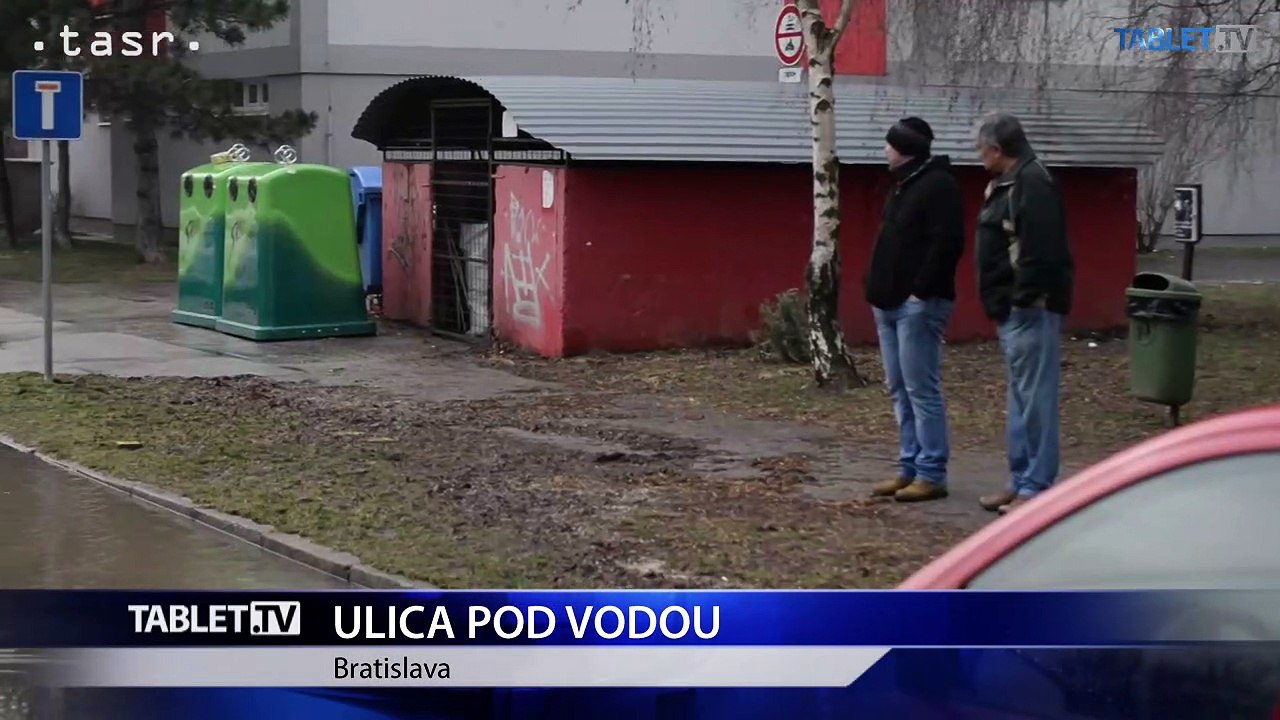 Bradáčovu ulicu v Petržalke zaliala voda