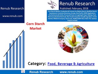 Global Corn Starch Market to be US$ 50 Billion by 2024