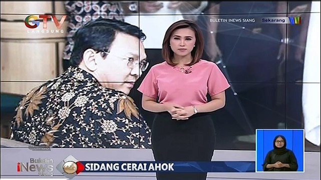 Sidang Cerai Ahok Hadirkan Saksi Dari Pihak Ahok