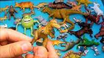 Box Full of Toys: Big Dinosaur, Animals, Pirates, Jurassic Dinosaurs, Horses, Pinguins, Monkeys