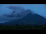 Tens of thousands flee as lava oozes from Philippine volcano