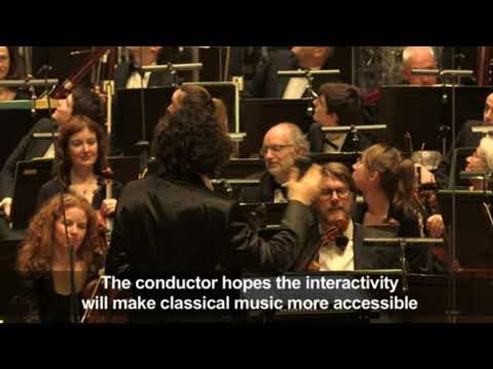 'Smartphone concert' makes classical music interactive