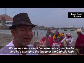 Shamans perform ritual for pope’s visit to Peru