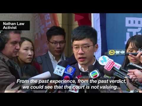 Hong Kong democracy activists appeal jail terms