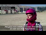 Iranian woman skydiver looks to break down stereotypes