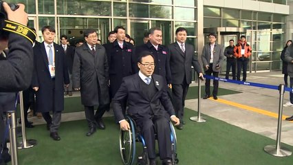 Norte-coreanos chegam ao Sul para Jogos Paralímpicos