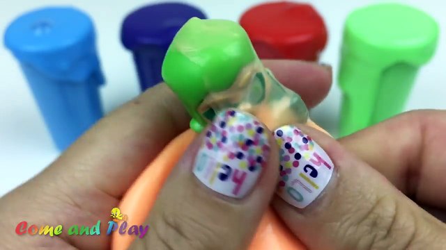 Fun with Clay Slime Flarp! Noise Putty and Surprise Toys
