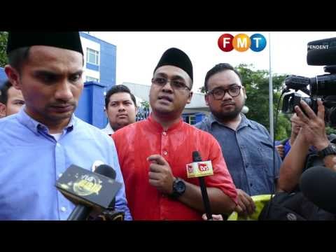 Pemuda Pakatan Harapan membuat laporan polis atas penyalahgunaan kereta jenazah Jamal Yunos